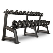 XMark Round Commercial Urethane Dumbbells (5-50 lb and 5-75 lb Sets) image 2