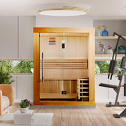 Golden Designs Sundsvall Edition 2 Person Traditional Sauna - Canadian Red Cedar image 2