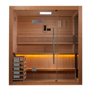 Golden Designs "Forssa Edition" 3-4 Person Indoor Traditional Sauna - Canadian Red Cedar image 4