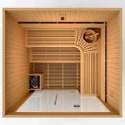 Golden Designs "Osla Edition" 6 Person Traditional Sauna - Canadian Red Cedar image 9