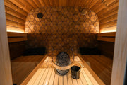 Leil Saunas Black Cube Premium - 4 Person Outdoor Traditional Sauna Kit image 10