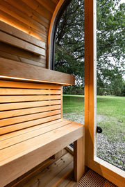 Leil Saunas Black Cube Comfort - 6 Person Outdoor Traditional Sauna Kit image 9