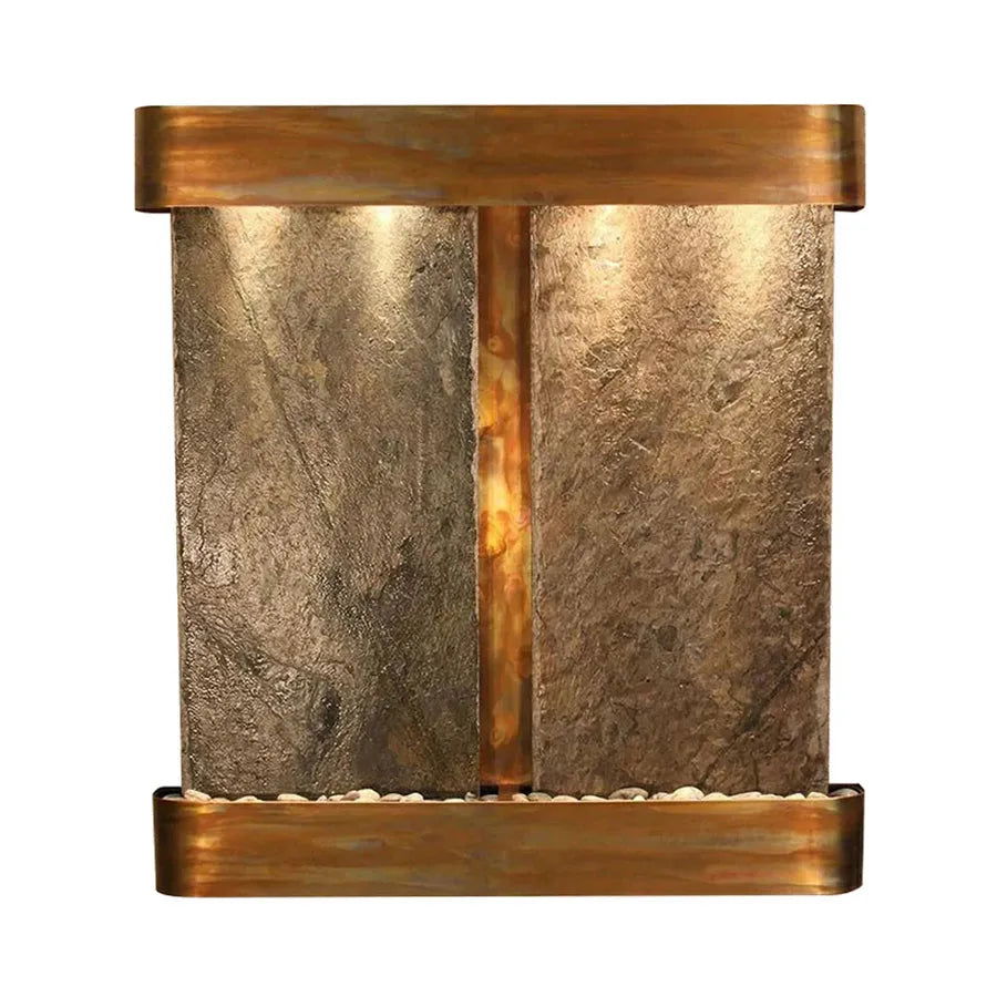 Adagio Aspen Falls Wall Water Fountain - 54"Hx50"Wx6"D