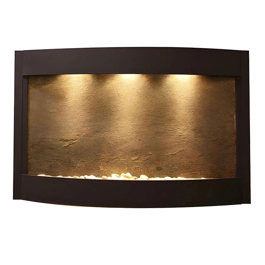 Adagio Calming Waters Wall Water Fountain - 54"Wx35"Hx7"D