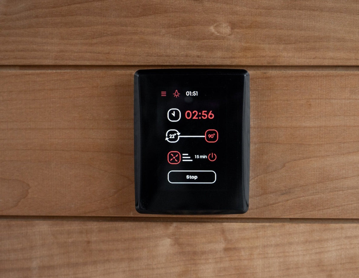 Saunum AirIQ Wi-Fi Control Panel - Smart Sauna Management, Customizable Presets & App Connectivity