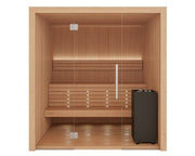 Auroom Libera Glass 6-Person Traditional Sauna Kit image 7