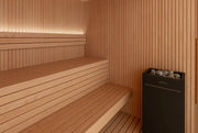 Auroom Libera Glass 6-Person Traditional Sauna Kit image 5