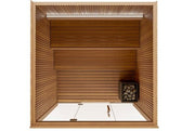 Auroom Libera Glass 6-Person Traditional Sauna Kit image 6