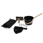 Auroom Cala Glass 4-Person Traditional Sauna Kit w/ Aspen Wood image 6