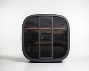Leil Saunas Black Cube Classic - 4 Person Outdoor Traditional Sauna Kit image 13