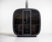 Leil Saunas Black Cube Comfort - 6 Person Outdoor Traditional Sauna Kit image 10