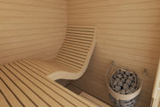 Auroom Baia 2-Person Traditional Sauna Kit w/ Aspen Wood image 3