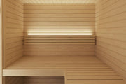 Auroom Baia 2-Person Traditional Sauna Kit w/ Aspen Wood image 4