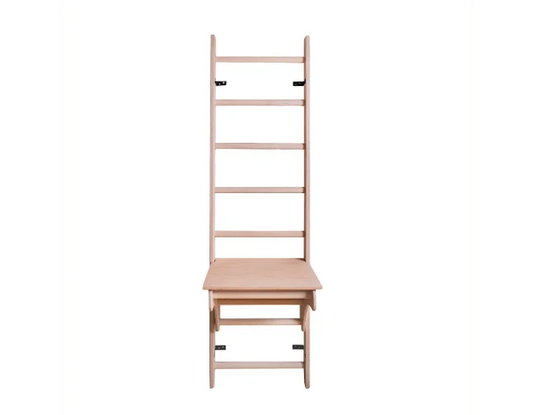 BenchK Series 1 Multifunctional 112 Wall Bars Swedish Ladder with Quick-Transforming Desk for Home & Gym