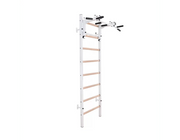 BenchK 231 Wall Bars Swedish Ladder - Space-Efficient Beech Wood & Steel Fitness Ladder with Adjustable Pull-Up Bar image 8