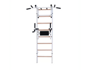 BenchK 232B Wall Bars Swedish Ladder - Multifunctional Fitness Ladder With Adjustable Pull-Up And Dip Bars image 9
