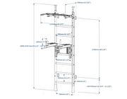 BenchK 522 Wall Bars Swedish Ladder & Dip Bar - Solid Beech Wood Gymnastics Equipment with Pull-Up Station image 12