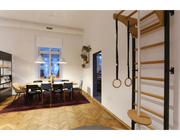 BenchK Series 7 711B Wall Bars Swedish Ladder With A076 Accessories - Multifunctional Home Gym Equipment image 11