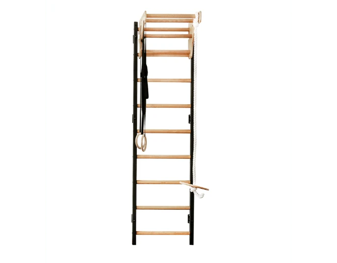 BenchK Series 7 711B Wall Bars Swedish Ladder With A076 Accessories - Multifunctional Home Gym Equipment