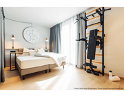 BenchK Series 7 733 Luxury Wall Bars Swedish Ladder - Beech Wood & Steel Design image 5