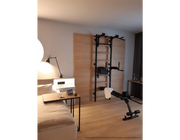 BenchK Series 7 733 Luxury Wall Bars Swedish Ladder - Beech Wood & Steel Design image 4
