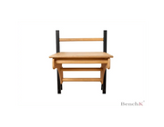 BenchK 212 Gymnastic Wall Bars Swedish Ladder - Durable Steel & Beech Wood, High Load Capacity 150 kg, Wall-Mounted Home…