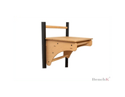 BenchK 212 Gymnastic Wall Bars Swedish Ladder - Durable Steel & Beech Wood, High Load Capacity 150 kg, Wall-Mounted Home…