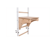 BenchK 212 Gymnastic Wall Bars Swedish Ladder - Durable Steel & Beech Wood, High Load Capacity 150 kg, Wall-Mounted Home…