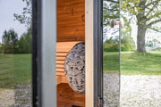 Leil Saunas Black Cube Classic - 4 Person Outdoor Traditional Sauna Kit image 20