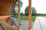 Leil Saunas Black Cube Classic - 4 Person Outdoor Traditional Sauna Kit image 24