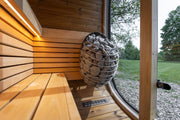 Leil Saunas Black Cube Classic - 4 Person Outdoor Traditional Sauna Kit image 25