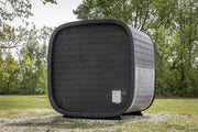 Leil Saunas Black Cube Classic - 4 Person Outdoor Traditional Sauna Kit image 5