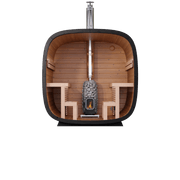Leil Saunas Black Cube Comfort - 6 Person Outdoor Traditional Sauna Kit image 15