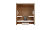 Leil Saunas Como 4-180 - 4 Person Indoor Traditional Sauna Kit image 11