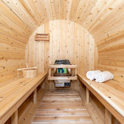 Dundalk LeisureCraft CT Serenity 5 Person Traditional Outdoor Barrel Sauna image 3