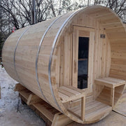 Dundalk LeisureCraft CT Serenity 5 Person Traditional Outdoor Barrel Sauna image 8