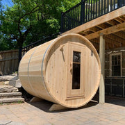 Dundalk LeisureCraft CT Harmony 2-4 Person Traditional Outdoor Barrel Sauna image 9