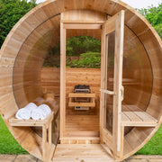 Dundalk LeisureCraft CT Tranquility 6 Person Traditional Outdoor Barrel Sauna