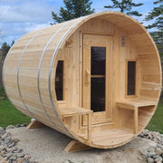 Dundalk LeisureCraft CT Tranquility 6 Person Traditional Outdoor Barrel Sauna image 4