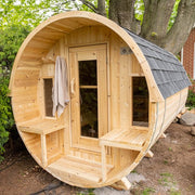 Dundalk LeisureCraft CT Tranquility 6 Person Traditional Outdoor Barrel Sauna image 6