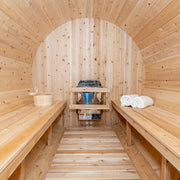 Dundalk LeisureCraft CT Tranquility 6 Person Traditional Outdoor Barrel Sauna image 7