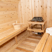 Dundalk LeisureCraft CT Tranquility 6 Person Traditional Outdoor Barrel Sauna image 8