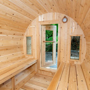Dundalk LeisureCraft CT Tranquility 6 Person Traditional Outdoor Barrel Sauna image 9