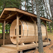Dundalk LeisureCraft CT Tranquility 6 Person Traditional Outdoor Barrel Sauna image 12