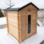 Dundalk LeisureCraft CT Granby 2-3 Person Traditional Outdoor Cabin Sauna image 5