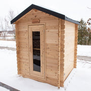 Dundalk LeisureCraft CT Granby 2-3 Person Traditional Outdoor Cabin Sauna image 4