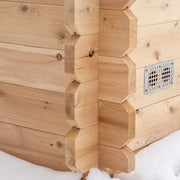 Dundalk LeisureCraft CT Granby 2-3 Person Traditional Outdoor Cabin Sauna image 11
