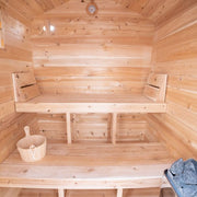 Dundalk LeisureCraft CT Granby 2-3 Person Traditional Outdoor Cabin Sauna image 8