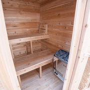 Dundalk LeisureCraft CT Granby 2-3 Person Traditional Outdoor Cabin Sauna image 9