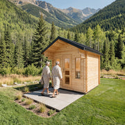 Dundalk LeisureCraft CT Palmer 3-4 Person Traditional Outdoor Cabin Sauna image 3